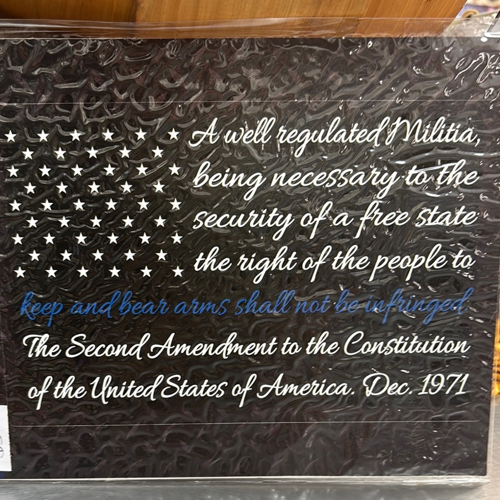 Second Amendment WATERPROOF Sticker